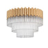 Flush luminaire in Gold LL00092